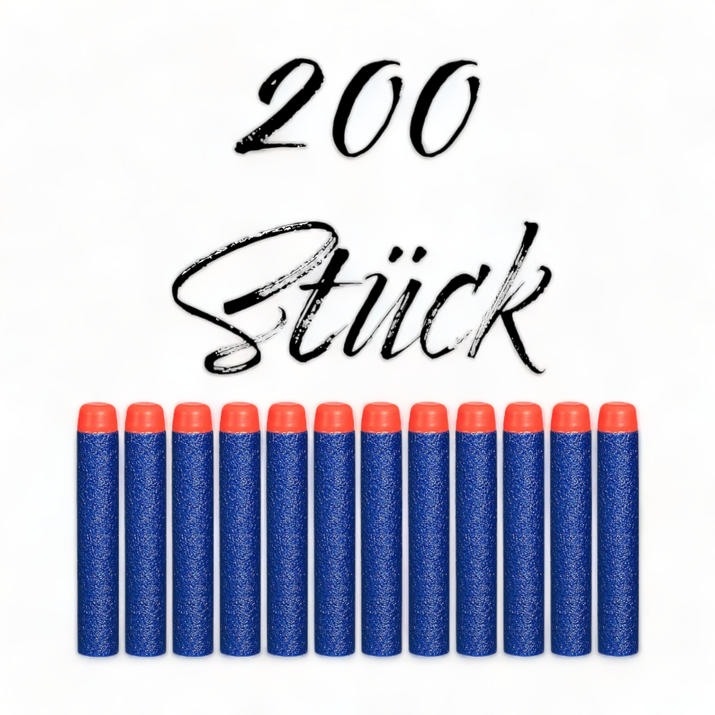Nerf Pfeile| Nerf Zubehör | Nachfüllset | Soft Pfeile 200 | Blau