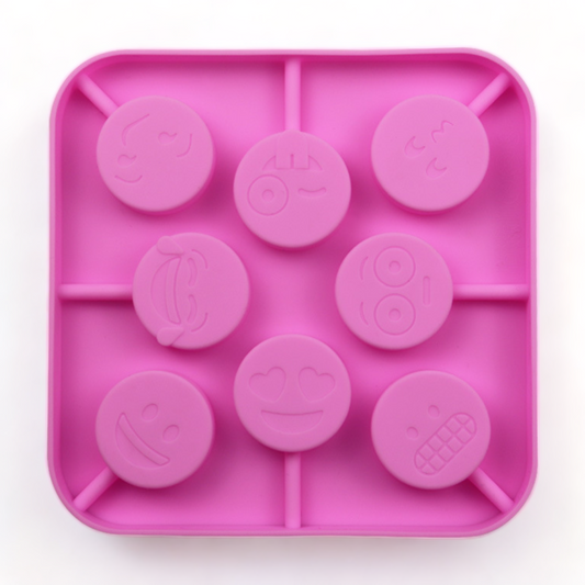 Lutscher Silikonform | Smilie | 20 Lollies