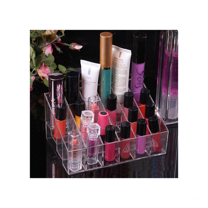 Lippenstift Box | Makeup Box | Transparent | 24 Fächer