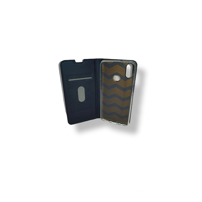 Samsung Galaxy A10s Klapphülle | Leder-Imitat | Royal Blau