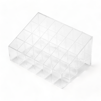 Lippenstift Box | Makeup Box | Transparent | 24 Fächer