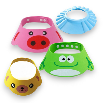 Babykappe 4er Set | 4 Designs | Duschkappe | Badekappe