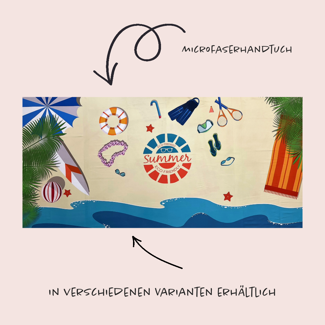 Microfasertuch | Handtuch | Hundetuch | Reisetuch | Diverse Designs