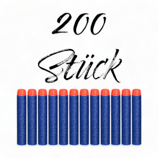 Nerf Pfeile| Nerf Zubehör | Nachfüllset | Soft Pfeile 200 | Blau