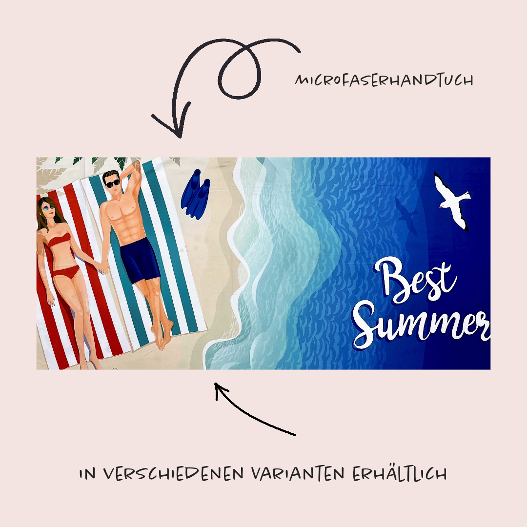 Microfasertuch | Handtuch | Hundetuch | Reisetuch | Diverse Designs