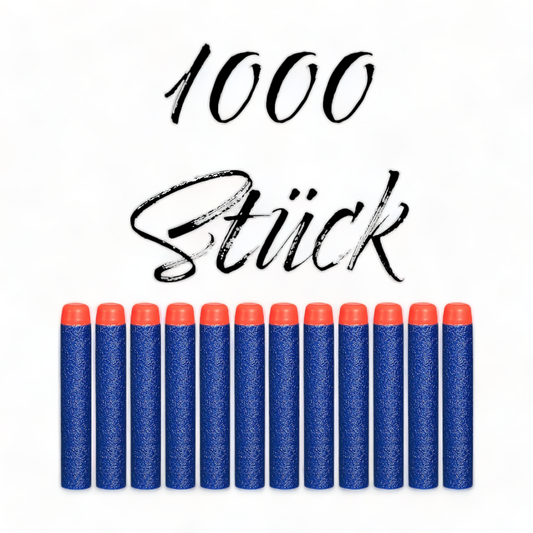 Nerf Pfeile| Nerf Zubehör | Nachfüllset | Soft Pfeile 1000 | Blau