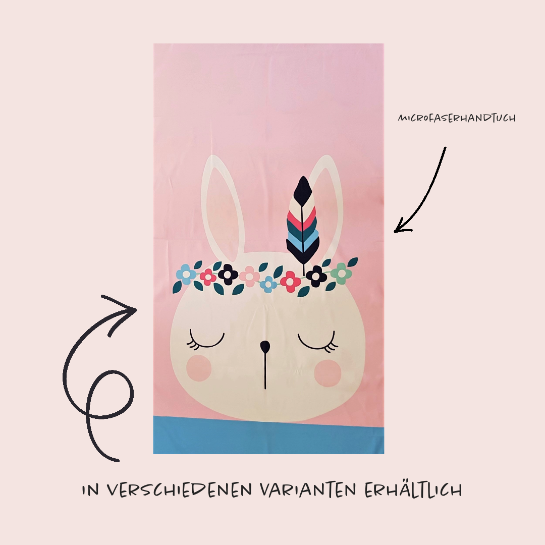 Microfasertuch | Handtuch | Hundetuch | Reisetuch | Diverse Designs