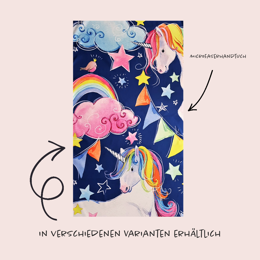 Microfasertuch | Handtuch | Hundetuch | Reisetuch | Diverse Designs