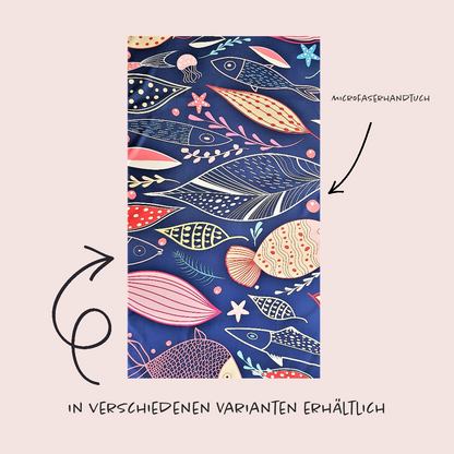 Microfasertuch | Handtuch | Hundetuch | Reisetuch | Diverse Designs