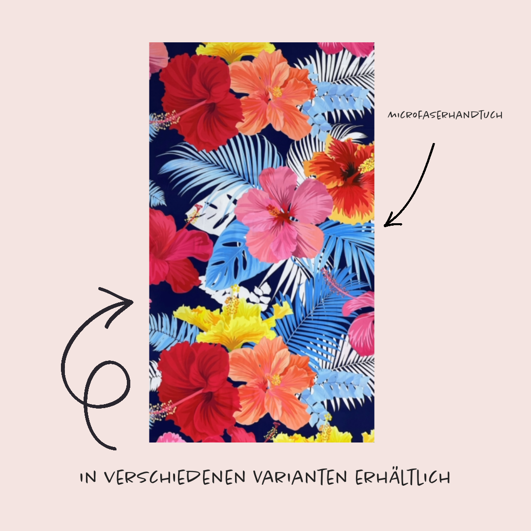 Microfasertuch | Handtuch | Hundetuch | Reisetuch | Diverse Designs