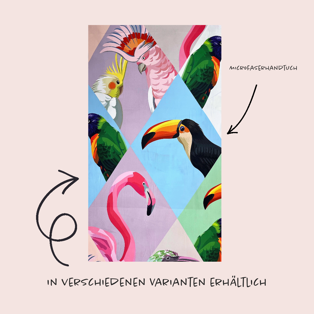 Microfasertuch | Handtuch | Hundetuch | Reisetuch | Diverse Designs